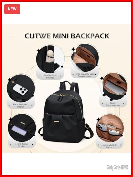 Small Cute Backpack Purse Lightweight Casual Daypack Travel Mini Backpack for